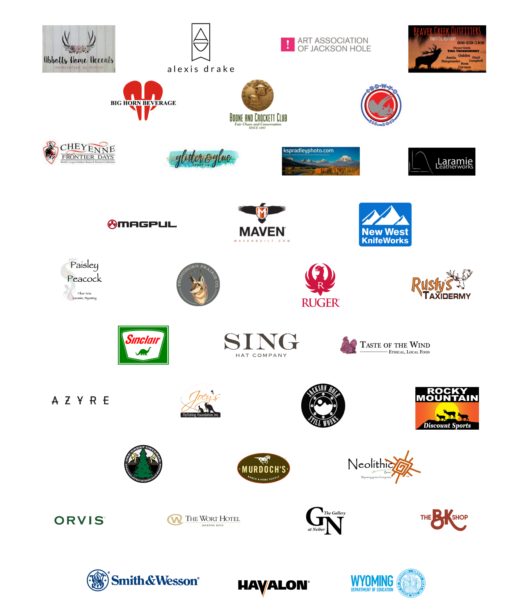 Auction Donors