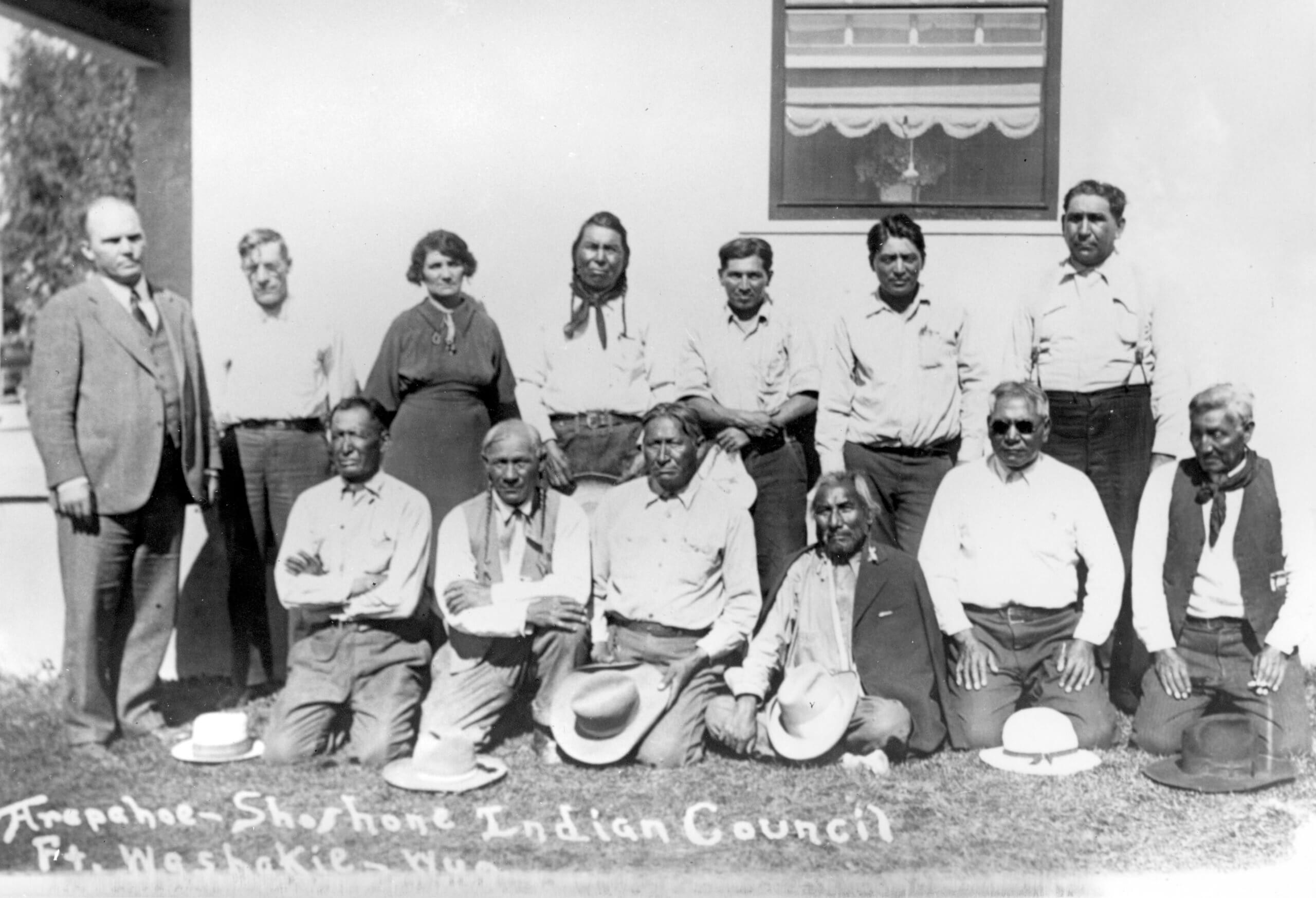 The Arapho-Shoshone Joint Council in 1935.